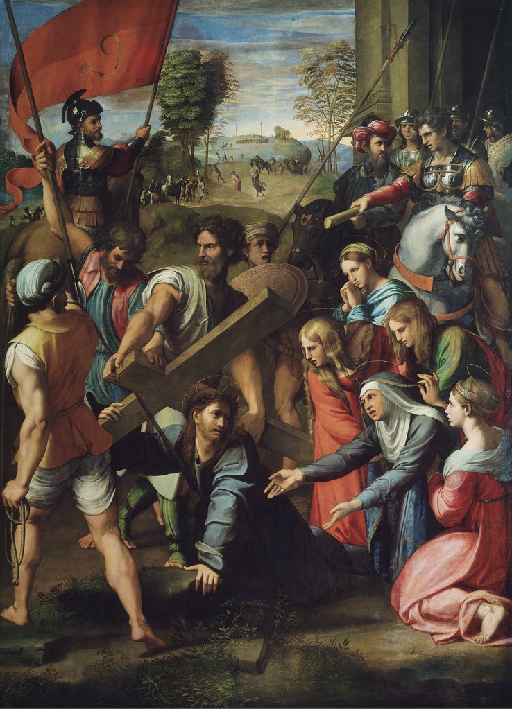 Detail of Christ Carrying the Cross by Raphael
