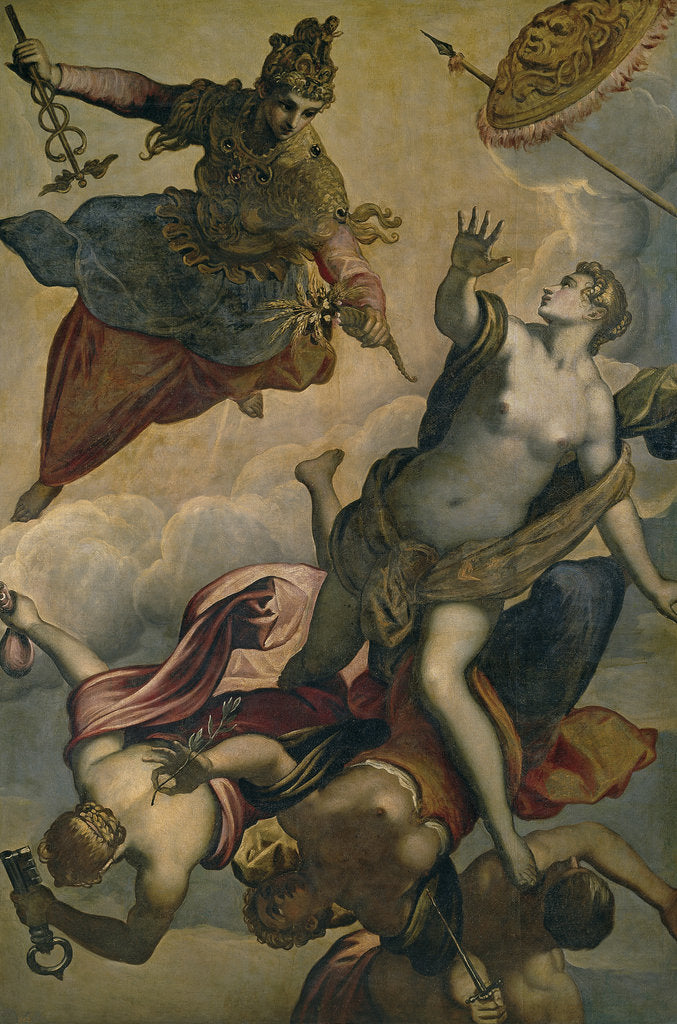 Detail of The Prosperity by Domenico Tintoretto