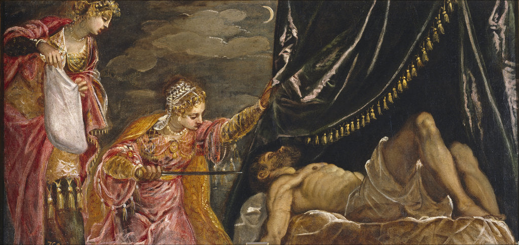 Detail of Judith and Holofernes by Jacopo Tintoretto