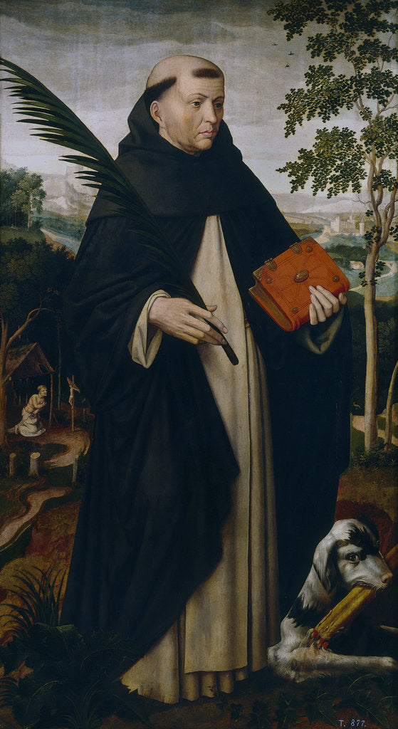 Detail of Saint Dominic by Ambrosius Benson