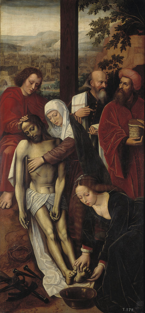 Detail of Pietà by Ambrosius Benson