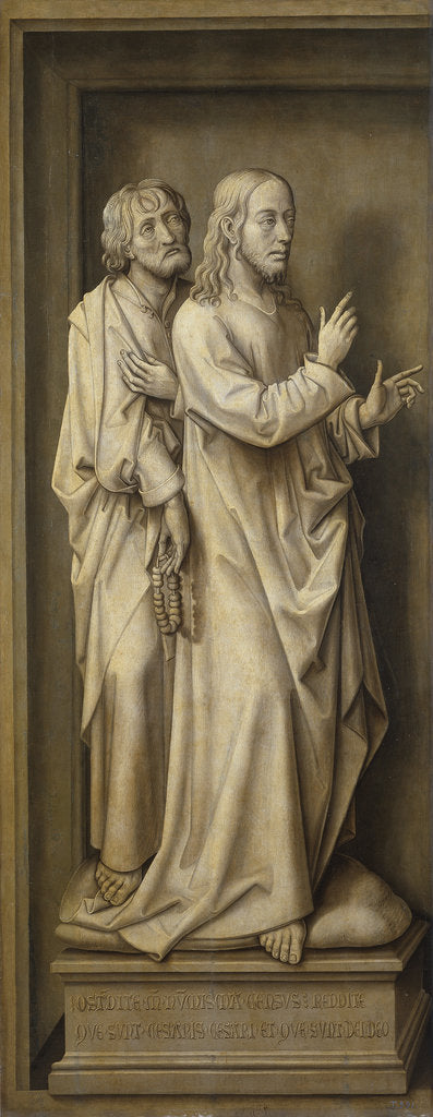 Detail of Redemption Tryptich: The Tribute Money by Vrancke van der Stockt