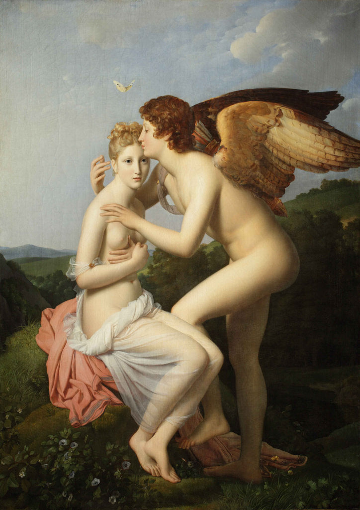 Detail of Cupid and Psyche by François Pascal Simon Gérard