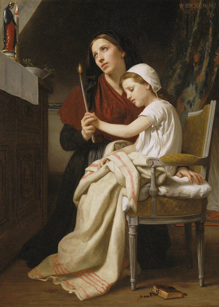 Detail of The Thank Offering by William-Adolphe Bouguereau