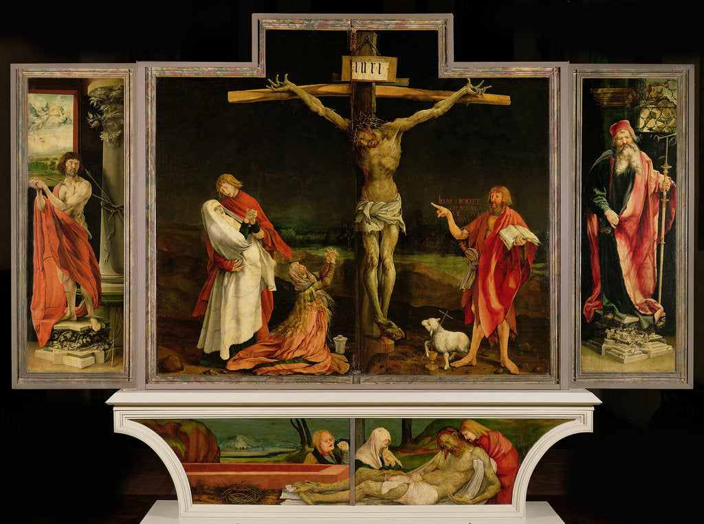 Detail of The Isenheim Altarpiece by Matthias Grünewald