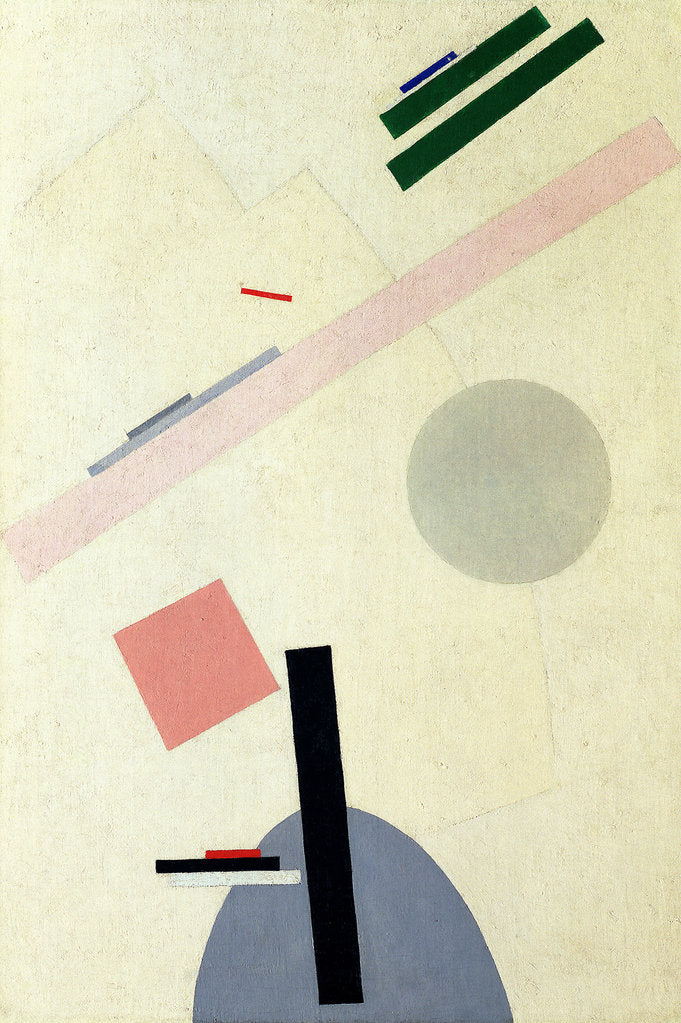 Detail of Suprematist Composition by Kasimir Severinovich Malevich
