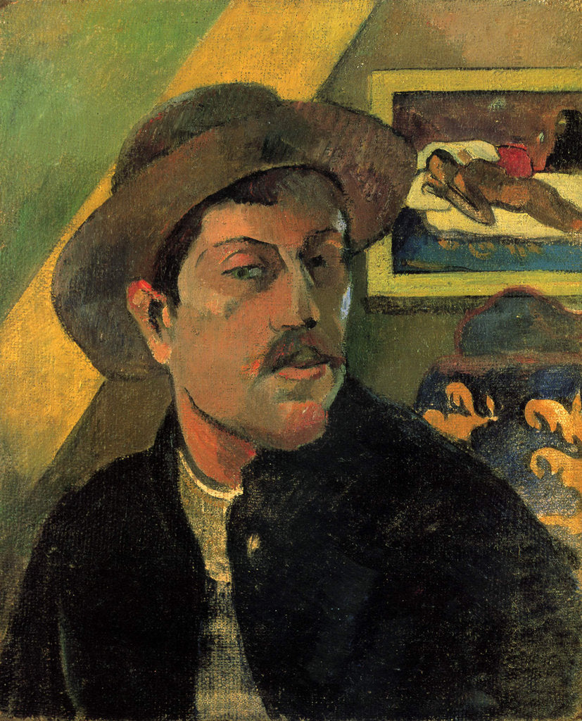 Detail of Self-Portrait by Paul Eugéne Henri Gauguin