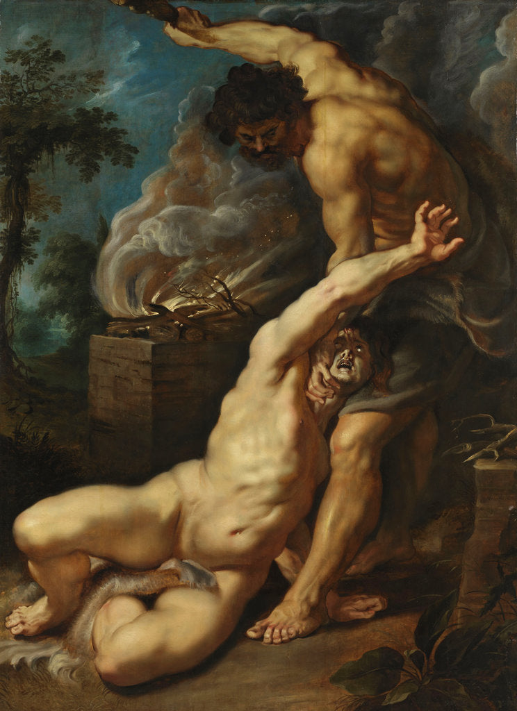 Detail of Cain slaying Abel by Pieter Paul Rubens