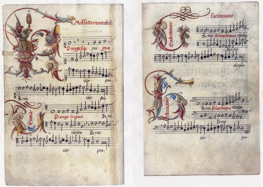 Detail of Missa Pange lingua by Josquin Desprez