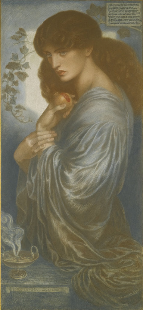 Detail of Proserpine by Dante Gabriel Rossetti