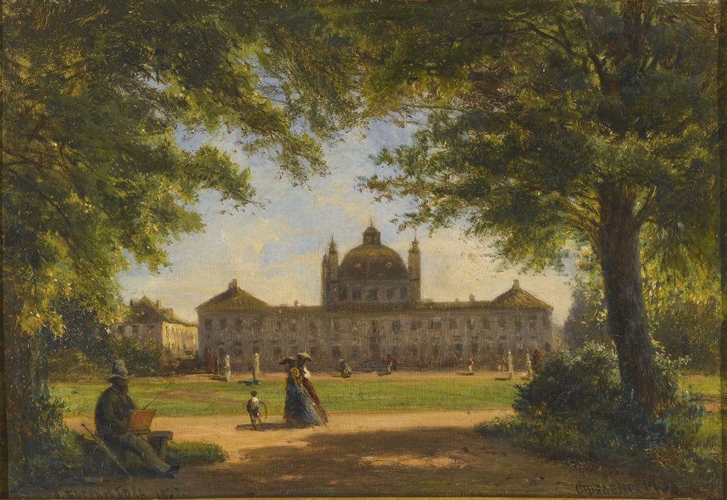 Detail of Fredensborg Palace by Alexei Petrovich Bogolyubov