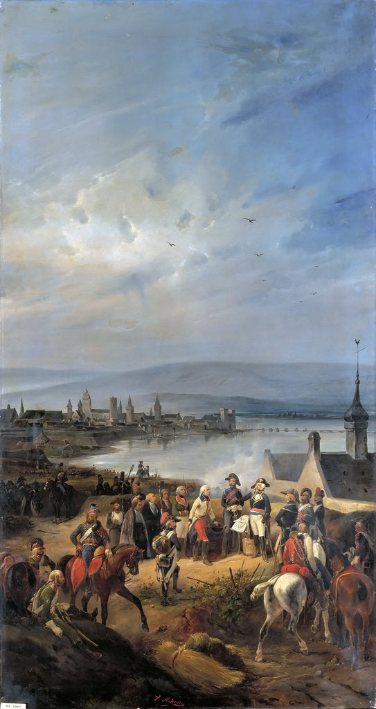 Detail of The French Army enters Mainz on October 21, 1792 by Jean-Victor Vincent Adam