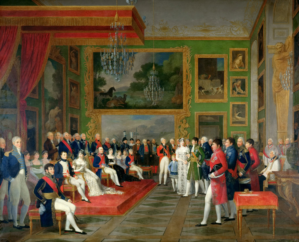 Detail of Wedding of Prince Eugène de Beauharnais and Princess Augusta of Bavaria, January 13, 1806 by François-Guillaume Ménageot