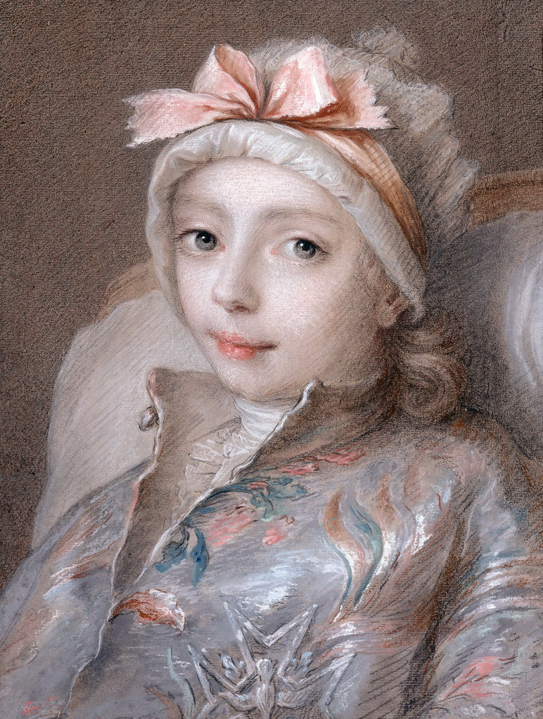 Detail of Louis Joseph Xavier, Duke of Burgundy by Jean-Martial Frédou