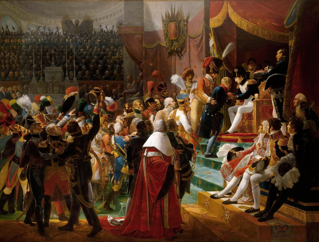 First remittance of the Legion of Honour, 15 July 1804, at Saint-Louis des Invalides by Jean-Baptiste Debret