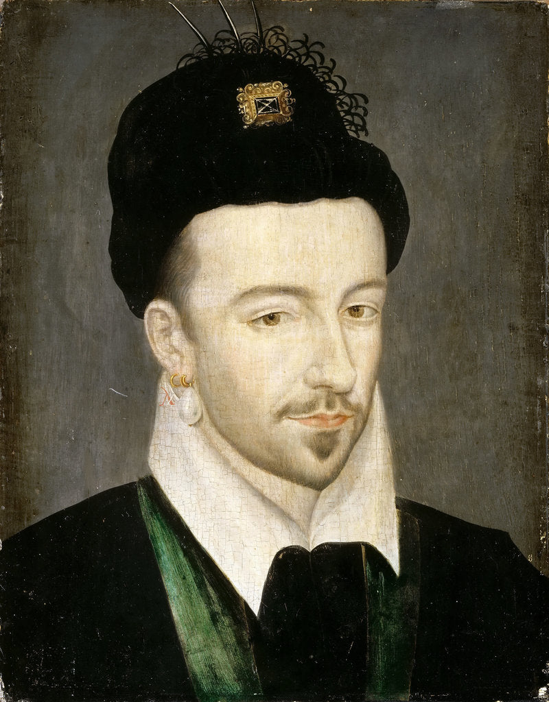 Detail of Portrait of Henry III of France by Jean Decourt