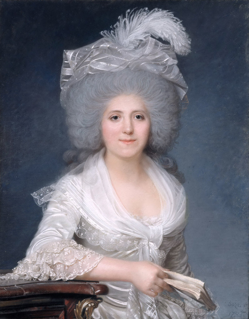 Detail of Jeanne Louise Henriette Campan by Joseph Boze
