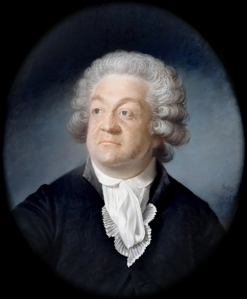Detail of Portrait of Honoré Gabriel Riqueti, comte de Mirabeau by Joseph Boze