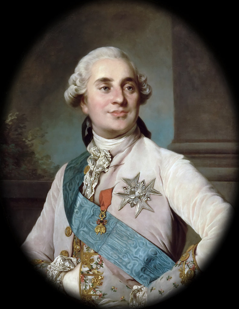 Detail of Portrait of the King Louis XVI by Joseph-Siffred Duplessis