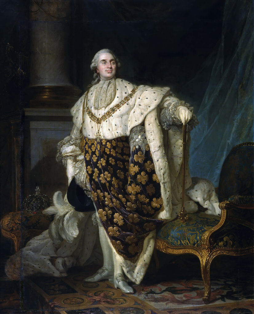 Detail of Portrait of the King Louis XVI by Joseph-Siffred Duplessis