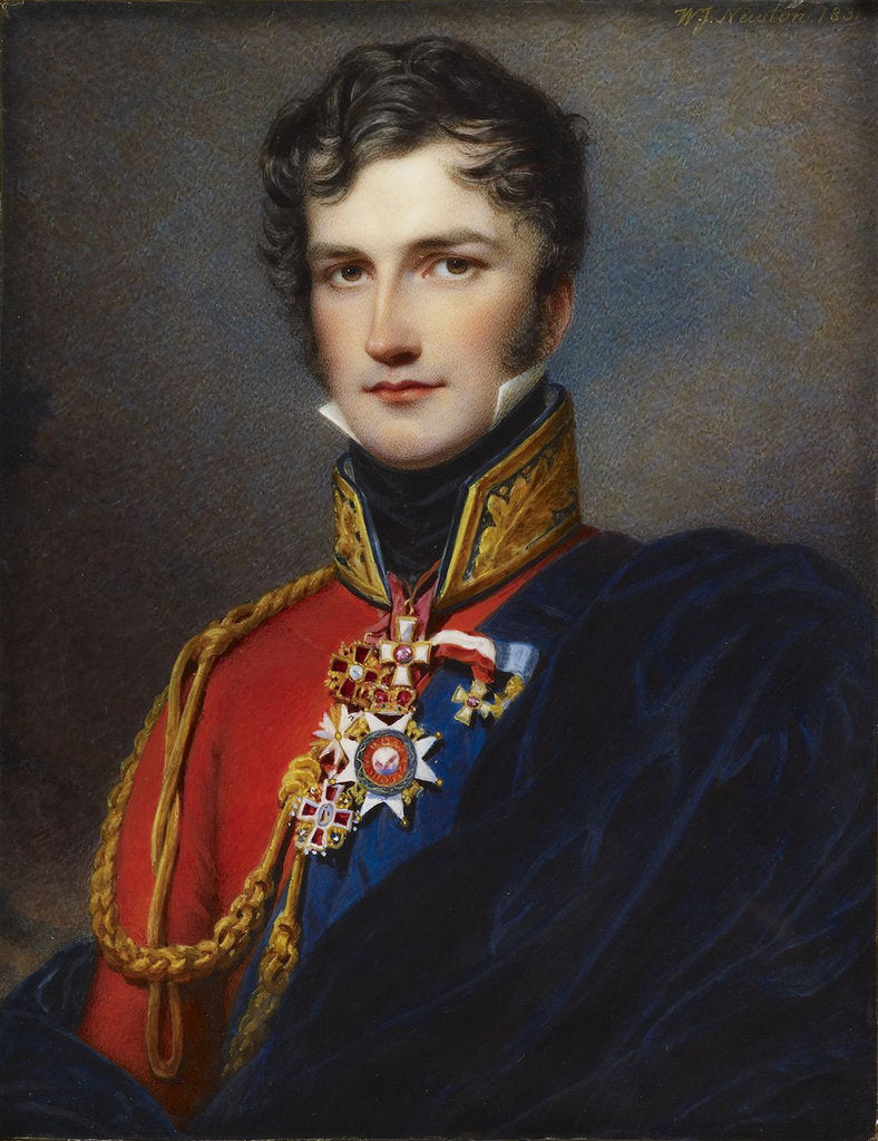 Detail of Leopold I, King of the Belgians by William John Newton