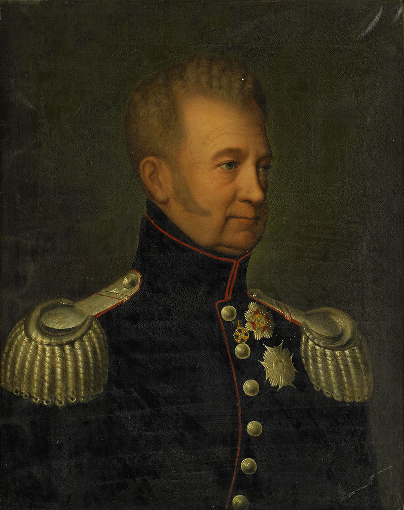 Detail of Leopold I, Grand Duke of Baden by Marie Ellenrieder
