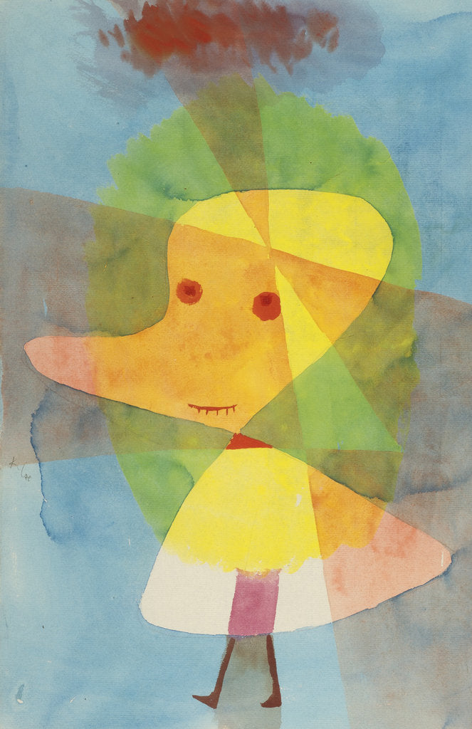 Detail of Small garden ghost by Paul Klee