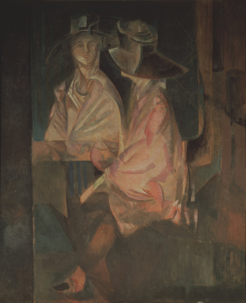 Detail of Portrait of the actress Alisa Koonen by Georgi Bogdanovich Yakulov