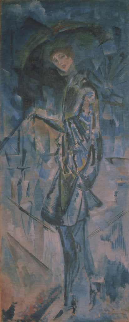 Detail of Female portrait by Georgi Bogdanovich Yakulov