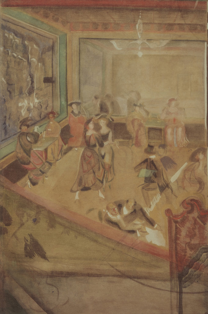 Detail of Café Pittoresk in Moscow by Georgi Bogdanovich Yakulov