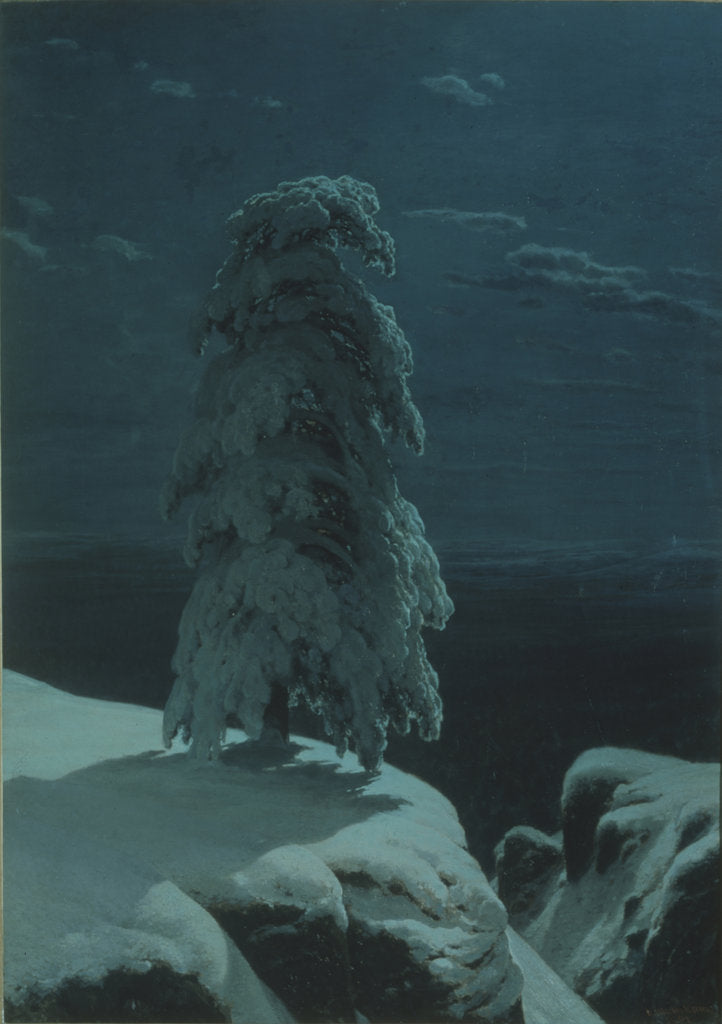 Detail of In the wilds of the North by Ivan Ivanovich Shishkin