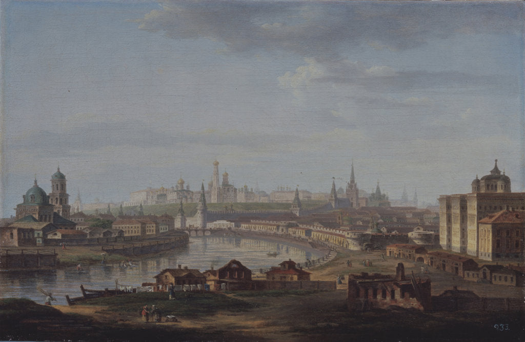 Detail of View of Moscow by Maxim Nikiphorovich Vorobyev