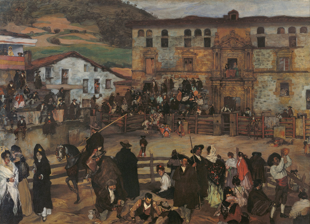 Detail of Bullfight in Éibar by Ignacio Zuloaga y Zabaleto