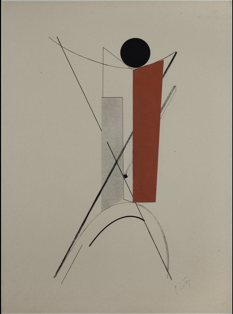Detail of Proun by El Lissitzky