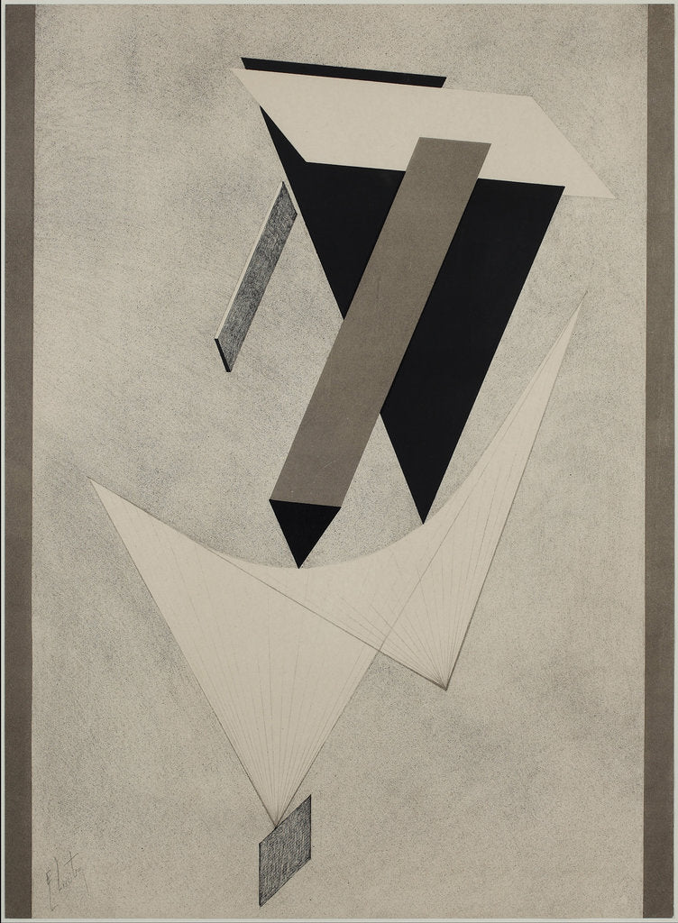Detail of Proun by El Lissitzky