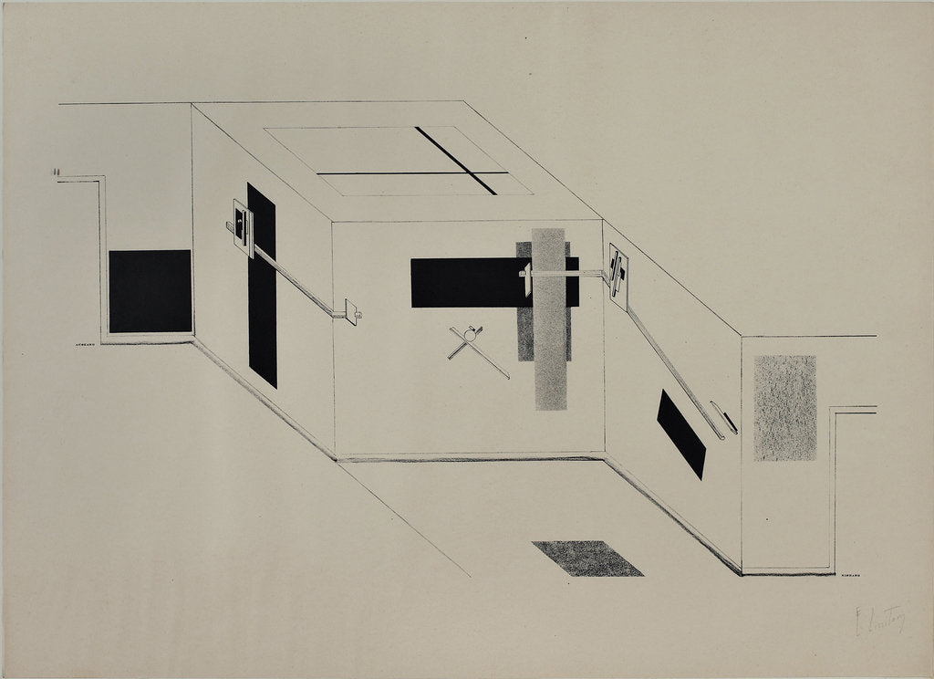Detail of Proun by El Lissitzky