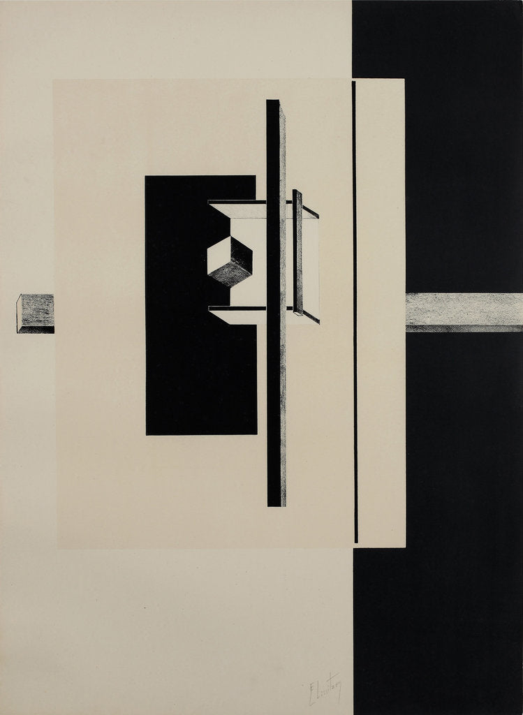Detail of Proun by El Lissitzky