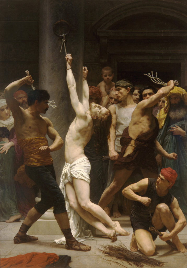 Detail of The Flagellation of Christ by William-Adolphe Bouguereau