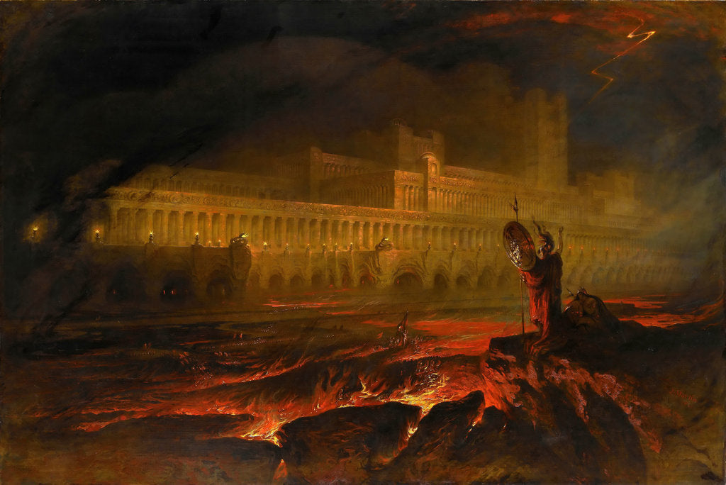 Detail of Pandemonium by John Martin