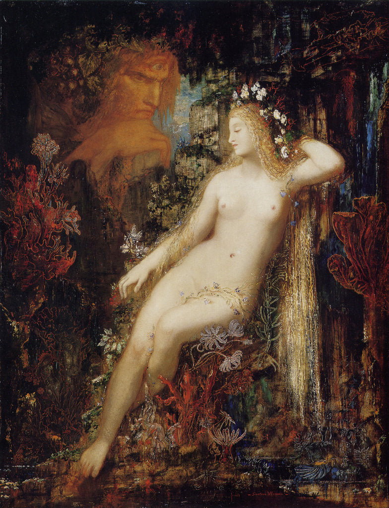 Detail of Galathea by Gustave Moreau