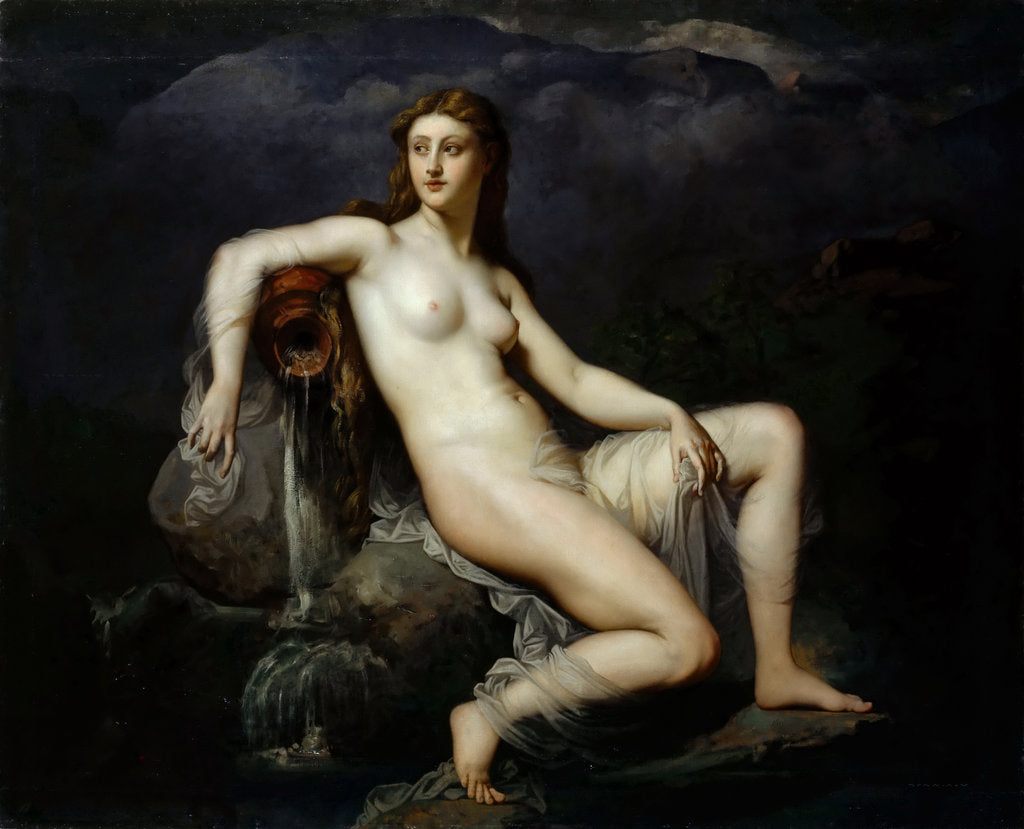 Detail of The Water or The Source (LEau ou La source) by Henri Lehmann