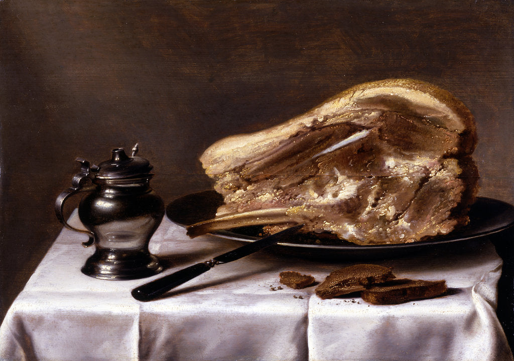 Detail of Still Life by Pieter Claesz