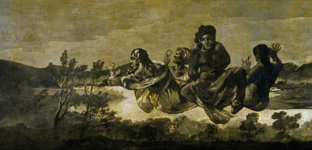 Detail of Atropos (The Fates) by Francisco de Goya