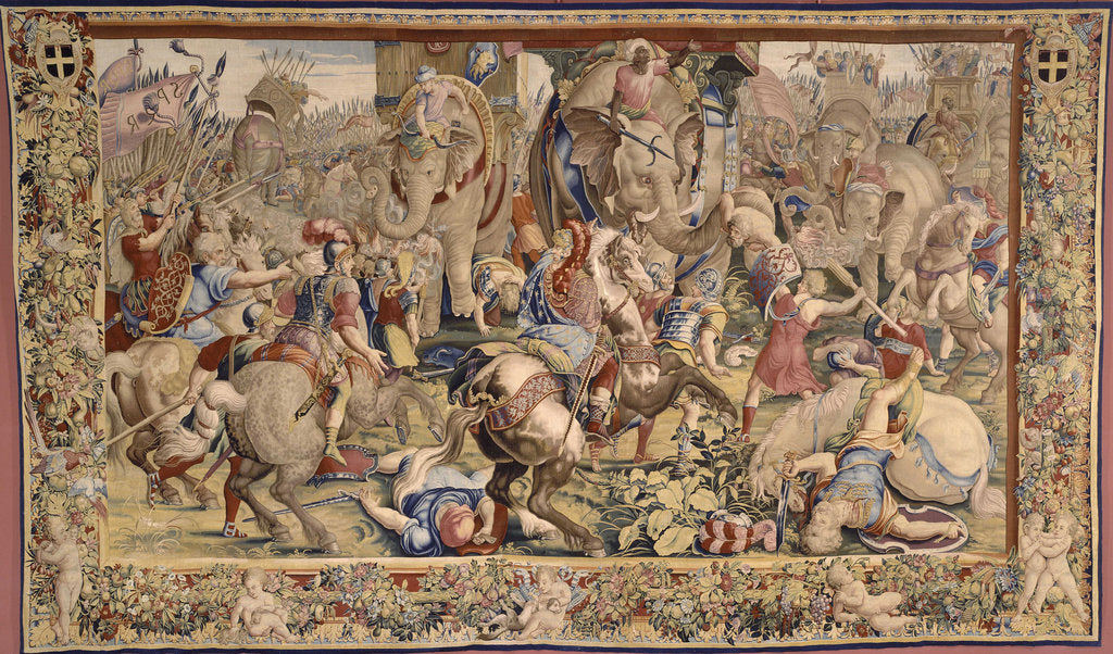 Detail of The Battle of Zama by Giulio Romano