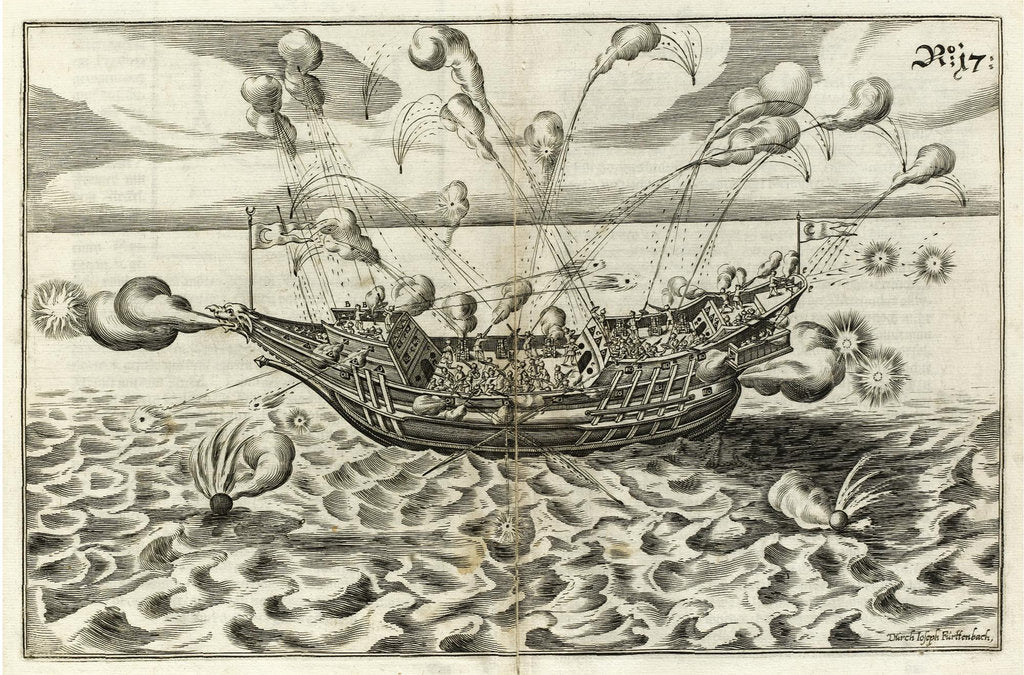 Illustration from Architectura navalis von J. Furttenbach by Joseph Furttenbach