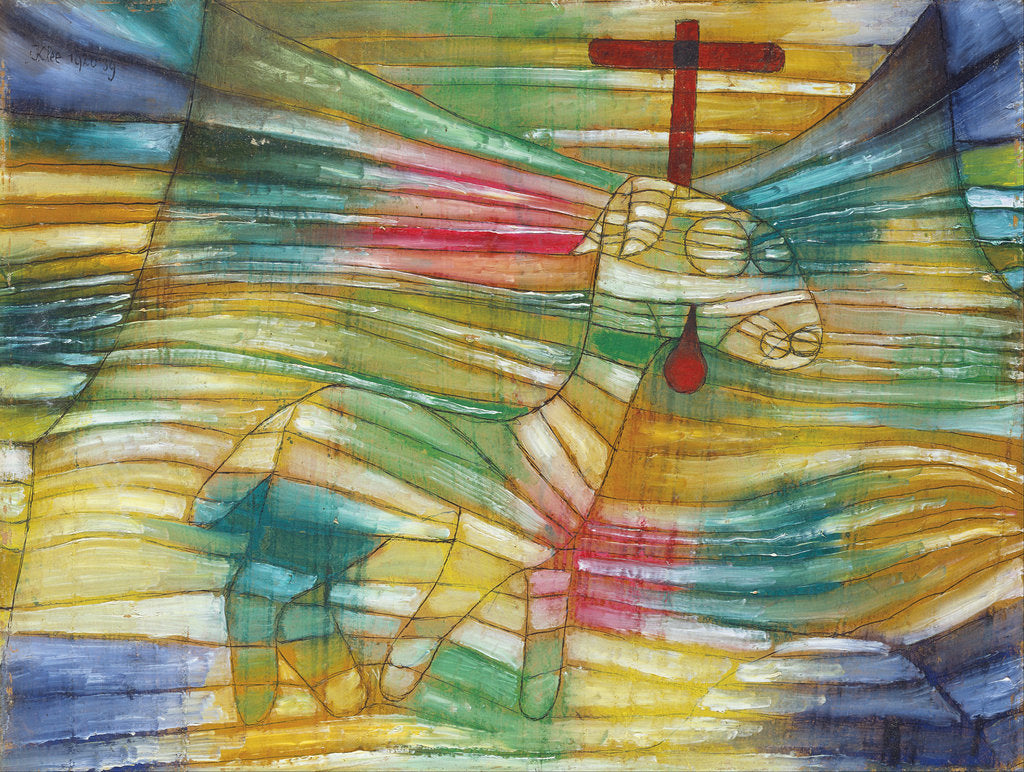 Detail of The Lamb by Paul Klee