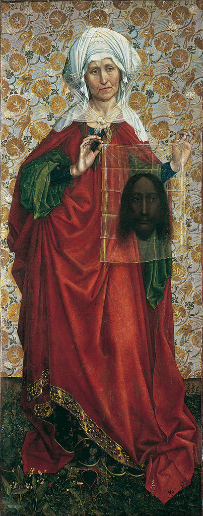 The Flémalle Panels: Saint Veronica by Robert Campin