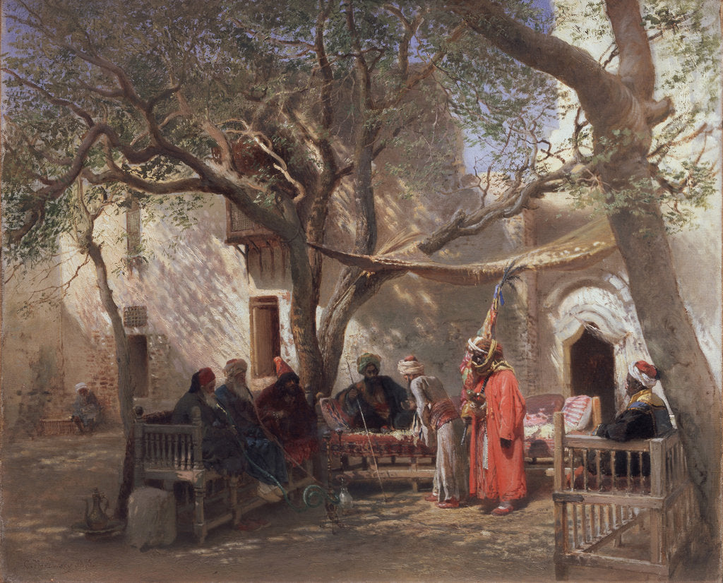 Detail of Dervishes in Cairo by Konstantin Yegorovich Makovsky