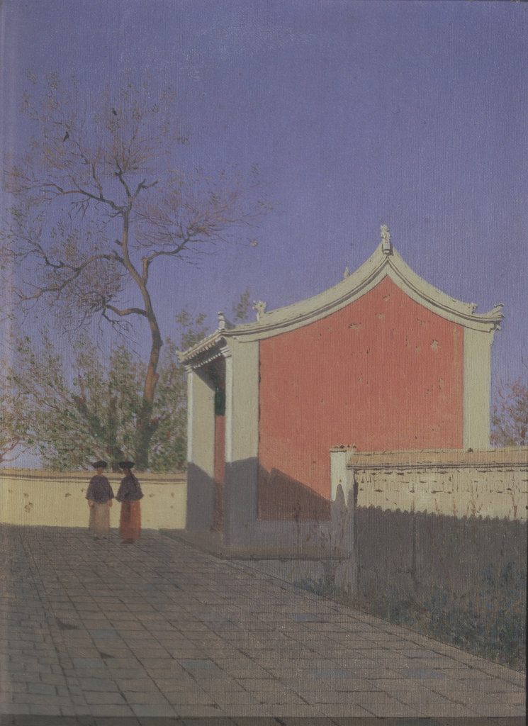 Detail of Meeting house of the Solons in Akh-Kent by Vasili Vasilyevich Vereshchagin
