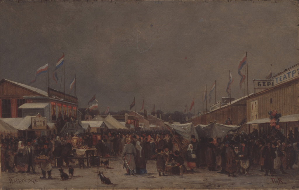 Detail of Shrovetide by Pyotr Petrovich Vereshchagin